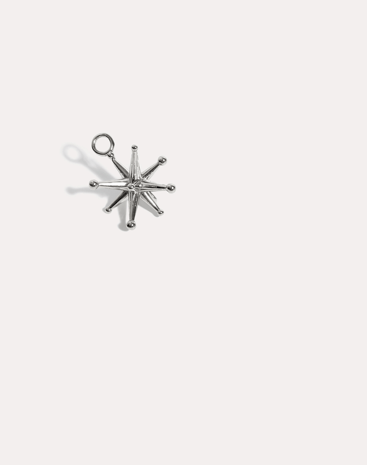 Jumping Jack Stacking Earring Charm in Silver